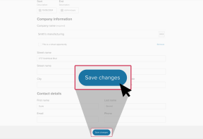 Edit opportunity form is open with the Save changes button highlighted